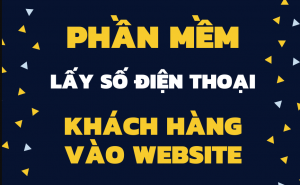 Phần mềm lấy số điện thoại khách hàng vào website